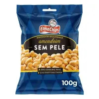 AMENDOIM ELMA CHIPS SEM PELE 100G
