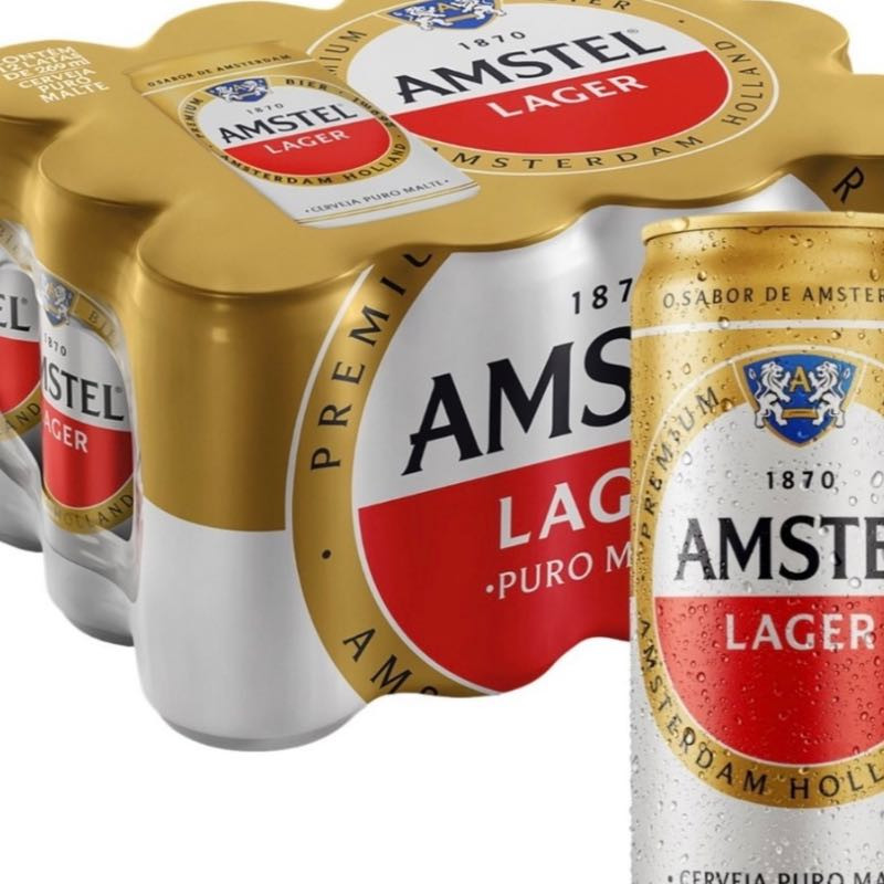 AMSTEL LATAO 473ML CX C12 S