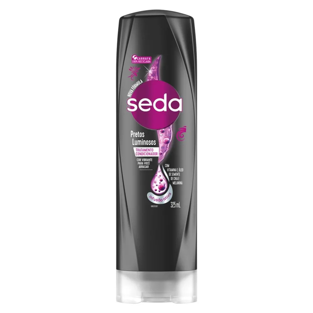 CONDICIONADOR SEDA 325ML PRETOS LUMINOSOS