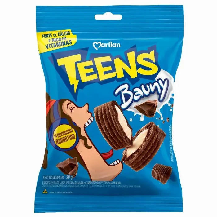 biscoito teens bauny 30g