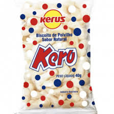 BISCOITO POLVILHO NATURAL KERUS 140GR