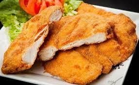 FILÉ DE PEITO DE FRANGO EMPANADO SÓ A CARNE,SEM ACOMPANHAMENTO