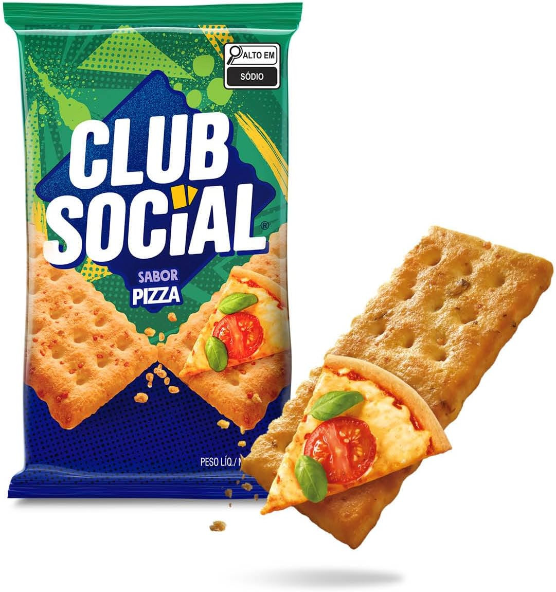 BISCOITO CLUB SOCIAL PIZZA