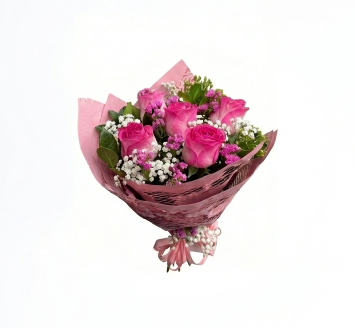 Buquê rosa pink