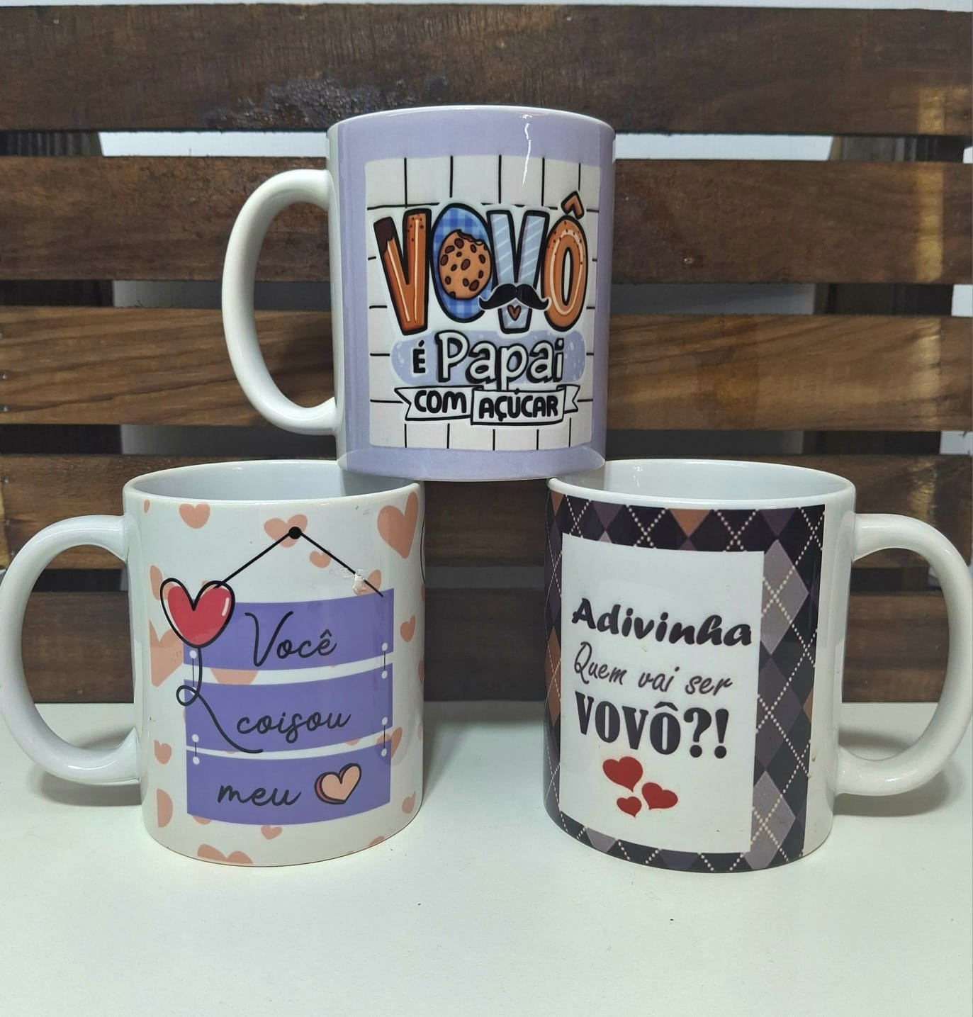 CANECAS VOVÔ E VOVÓ