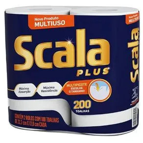 PAPEL TOALHA SCALA M USO 100F