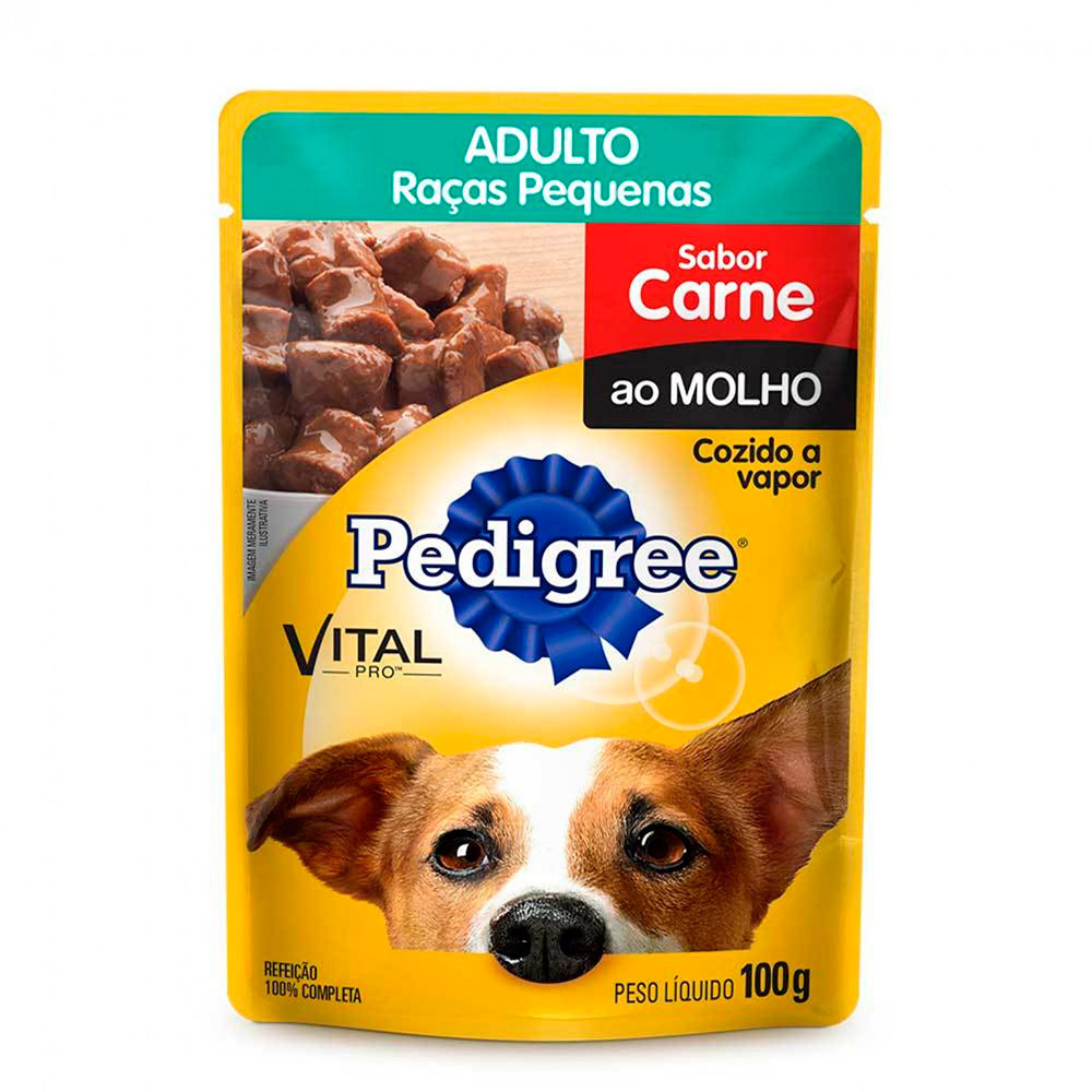 PETISCO PEDIGREE CARNE AO MOLHO "RP" SC100G