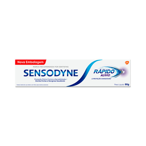 CREME DENTAL SENSODYNE RAPIDO ALIVIO 90G