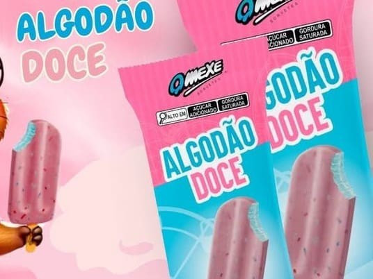 PICOLE ALGODÃO DOCE QMEXE 65G