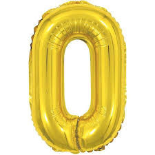 BALAO METALIZADO PEQ. DOURADO Nº 0