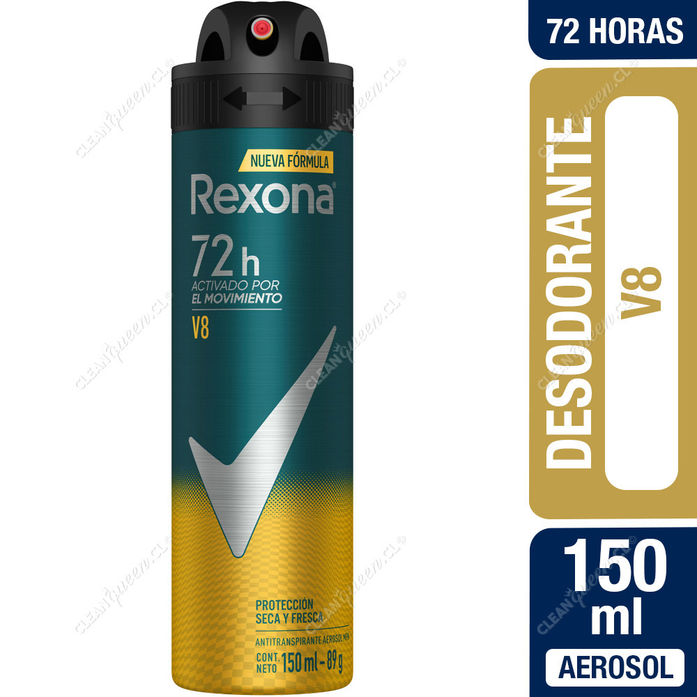 DESODORANTE AEROSSOL REXONA MEN  V8 150ML