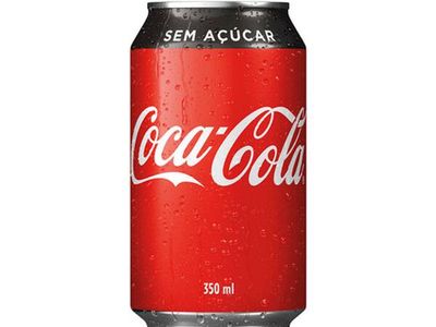 Coca-Cola sem açúcar lata