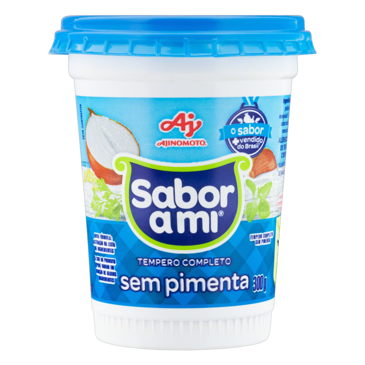 TEMPERO COMPLETO S/ PIMENTA SABOR A MI 300G