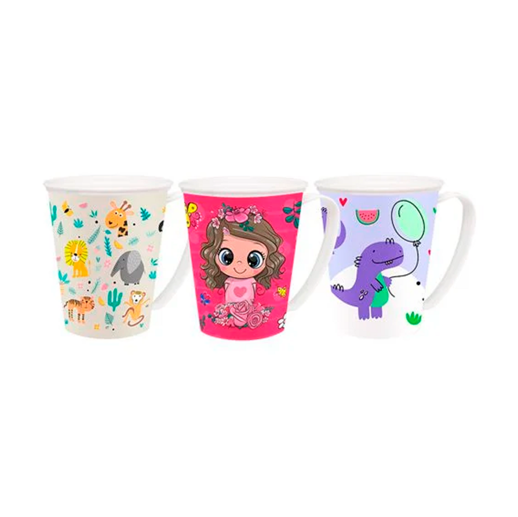 CANECA INFANTIL 360ML JAGUAR COPO