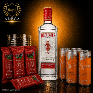 COMBO BEEFEATER LONDON (REDBULL/GELO DE MORANGO)
