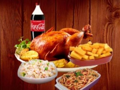 Kit Completo Frango Assado+ Refri 2l., ( Somente Sábados e Domingos)