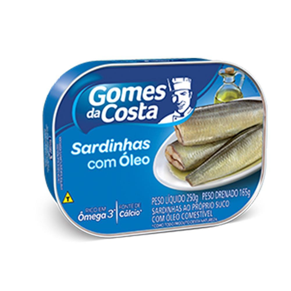SARDINHA GOMES DA COSTA C/ OLEO 250G
