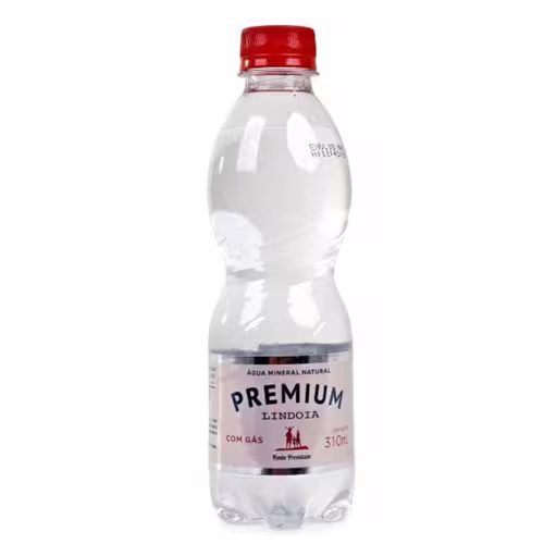Água Mineral com Gás Premium Lindoya 310ml
