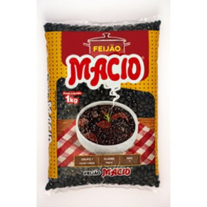 FEIJÃO PRETO MACIO 1KG