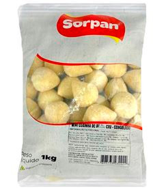 SALGADINHO COXINHA DE CARNE SORPAN 1KG