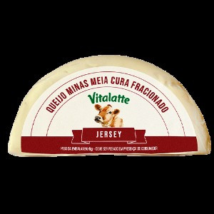 QUEIJO MINAS MEIA CURA FRACIONADO JERSEY VITALATTE KG