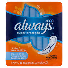 Absorvente Always Sem Abas Seco
