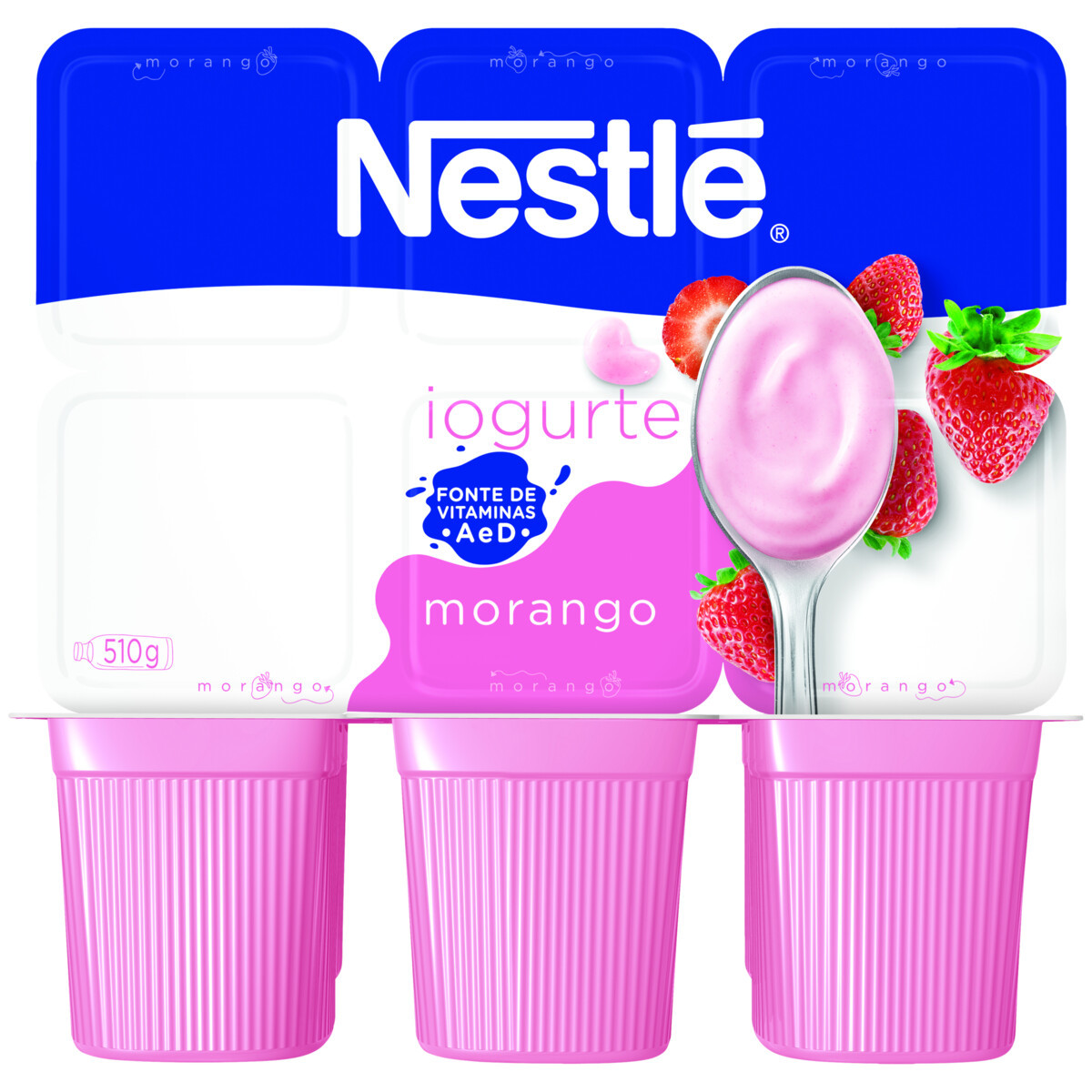 Iogurte Nestle Polpa Morango Bdj 510g