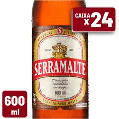 Cerveja Extra Serramalte Retornável 600ml  