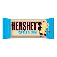 CHOCOLATE BARRA HERSHEY`S BRANCO COOKIES`N 82G 