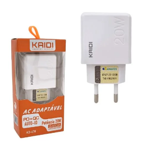 FONTE CARREGADOR KAIDI 20W KD-670