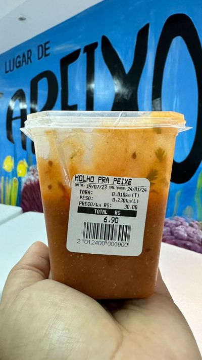 Molho especial p/ peixe assado (250g)