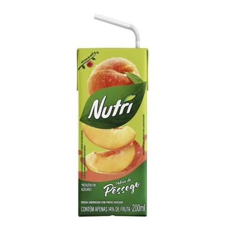 SUCO PESSEGO NUTRI 200ML