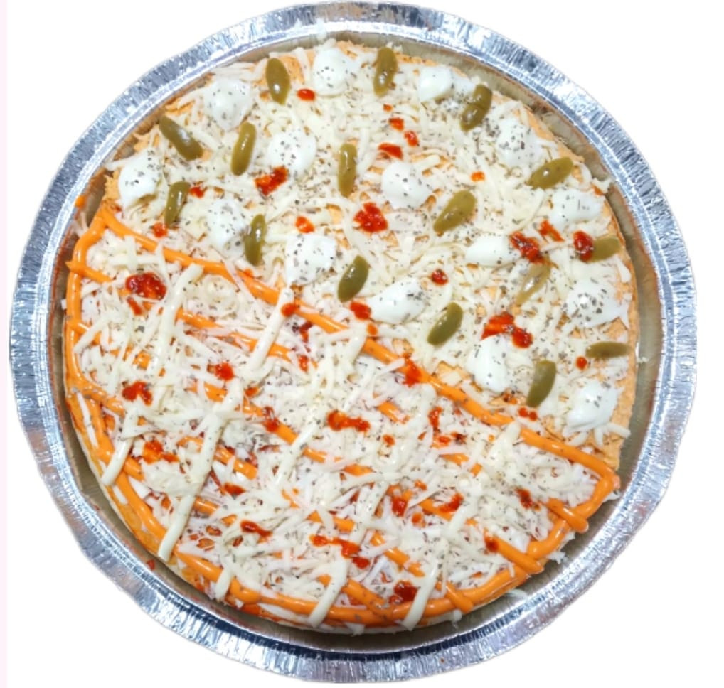 PIZZA PINGOS CASEIRA SABOR FRANGO E CATUPIRY / 4 QUEIJOS 