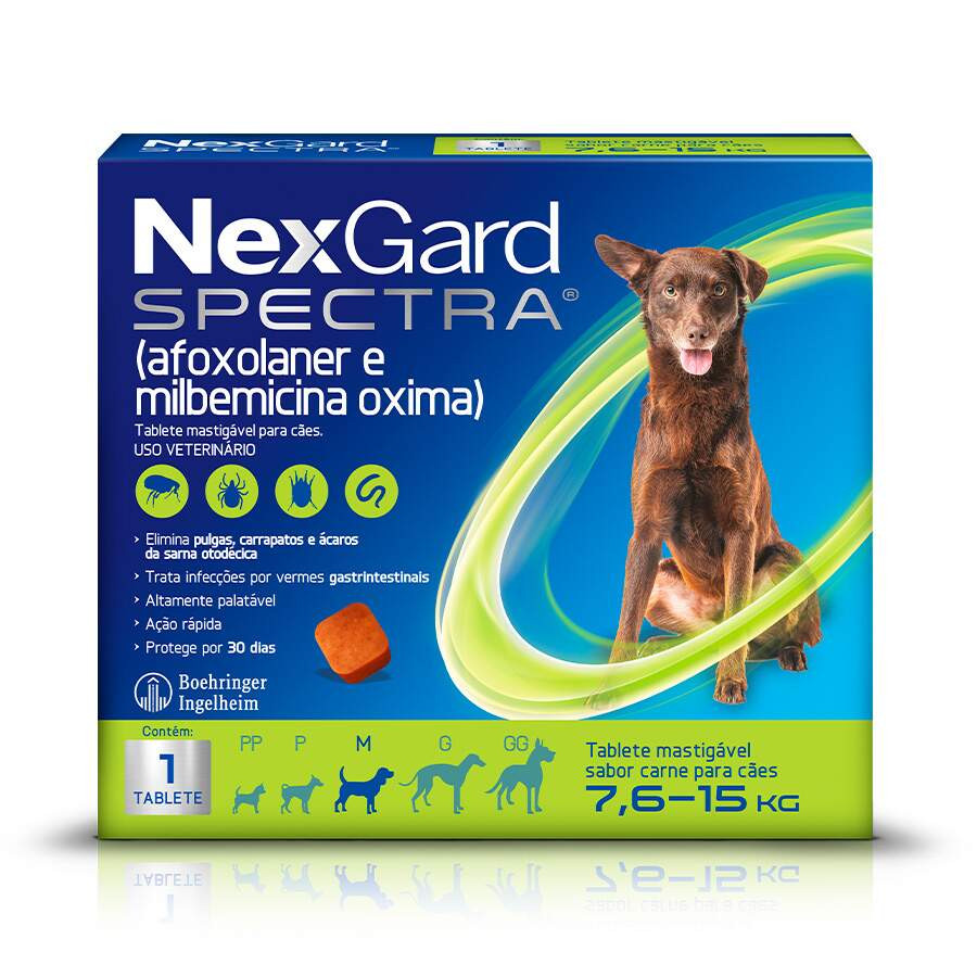 NexGard Spectra 7.6 a 15 kg - 1 Tablete