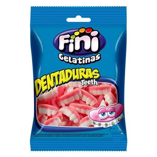 Bala de Gelatina Dentadura Fini 80g