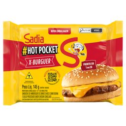 Sanduíche Sadia Hot Pocket X-Burguer 145g