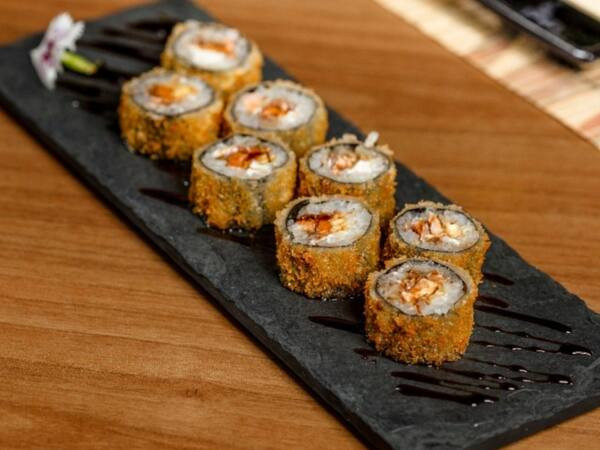 12 peças de hot salmão