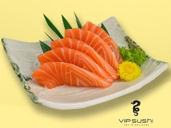 318 - sashimi de salmão (8 fatias)