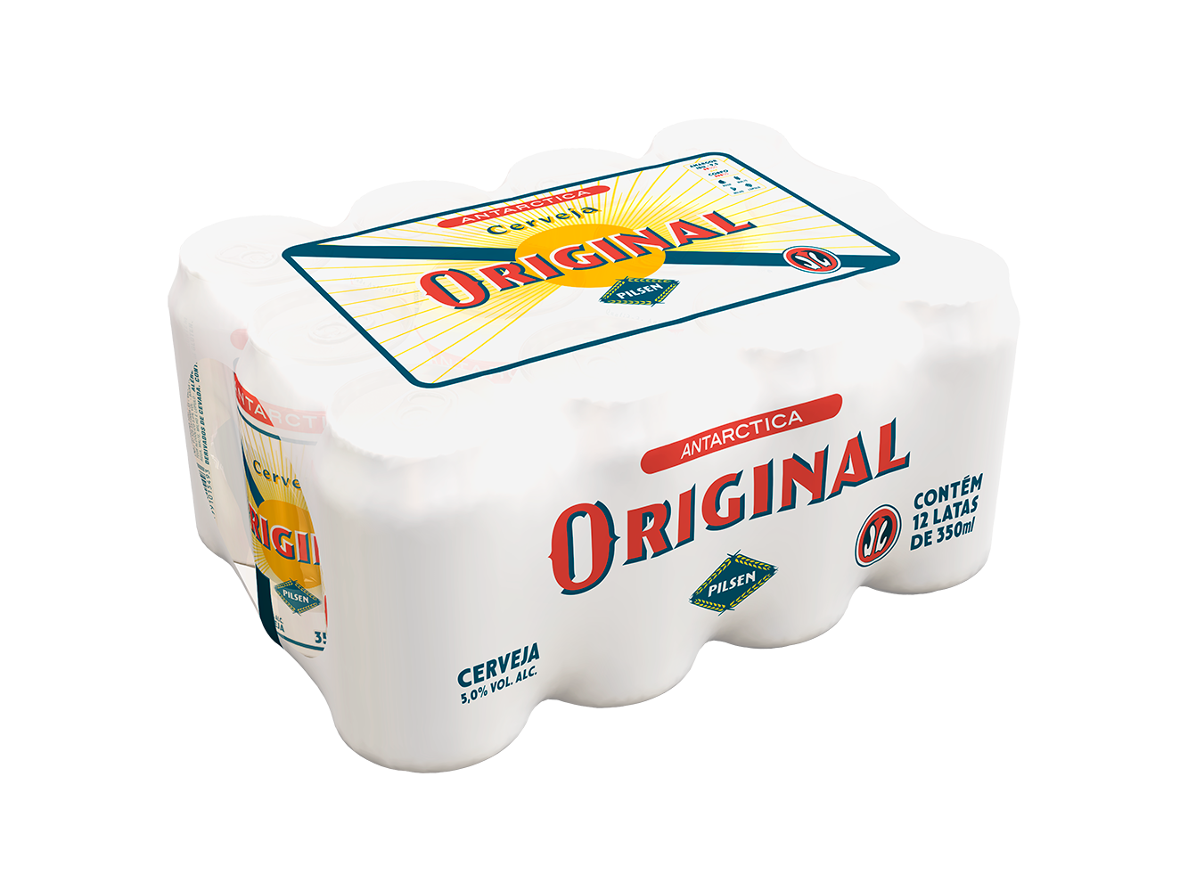 Antártica Original 350ml - Fardo de 12 unidades