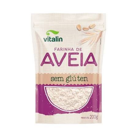 Aveia Integral Vitalin Zr Glut Farinha 200g
