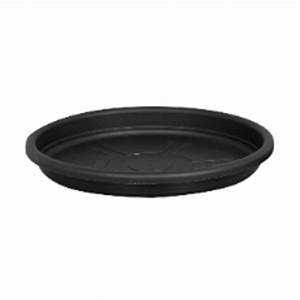 PRATO DE VASO PLANTA REDONDO 42CM N50 PRETO