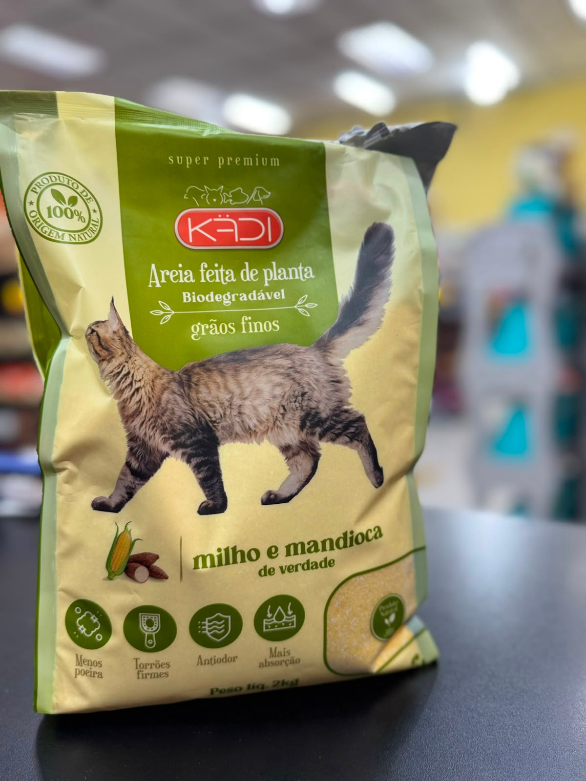 Areia KADI Grãos finos 2kg
