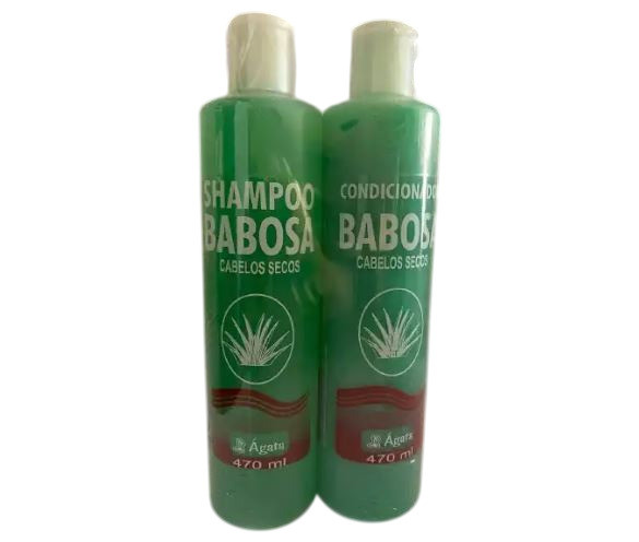 KIT SHAMPOO E COND BABOSA 470ML AGATA