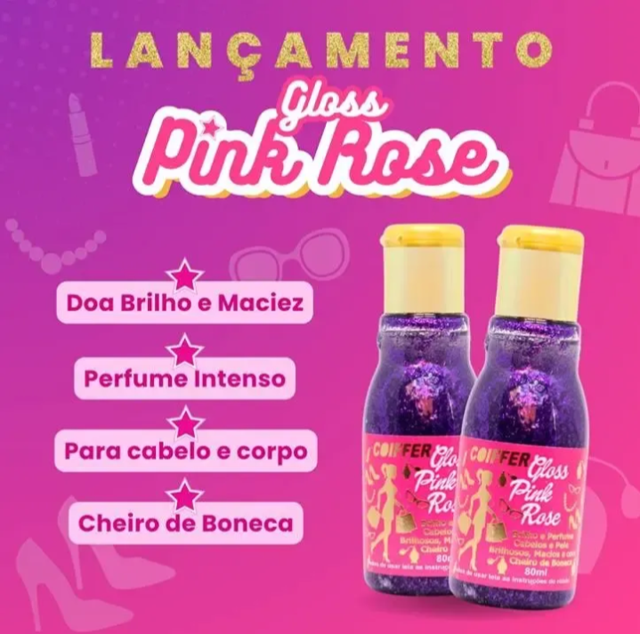 GLOSS PINK ROSE COIFFER 80ML