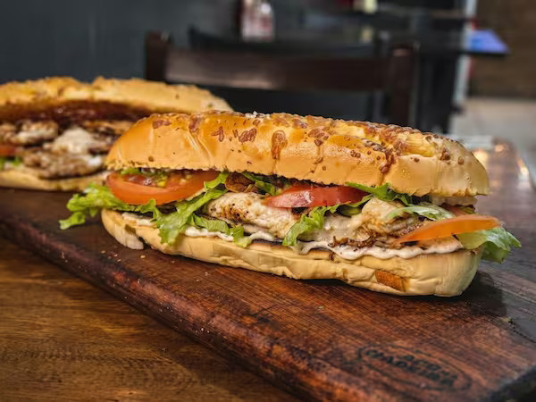 Pão com Filé de Frango