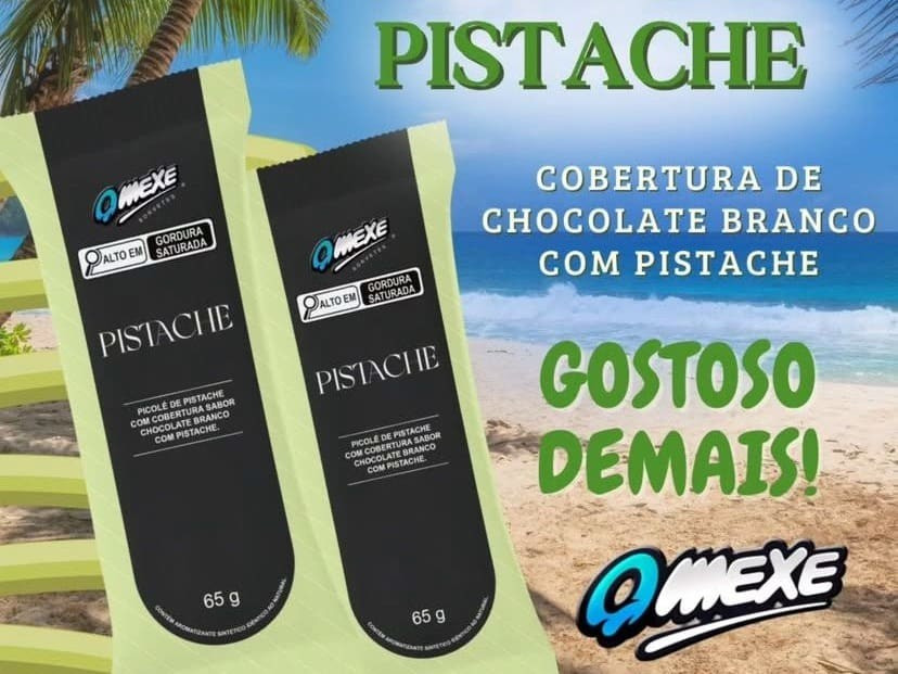 PICOLE PISTACHE QMEXE  65G