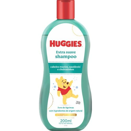 Shampoo Extra Suave para Bebê Huggies 200ml