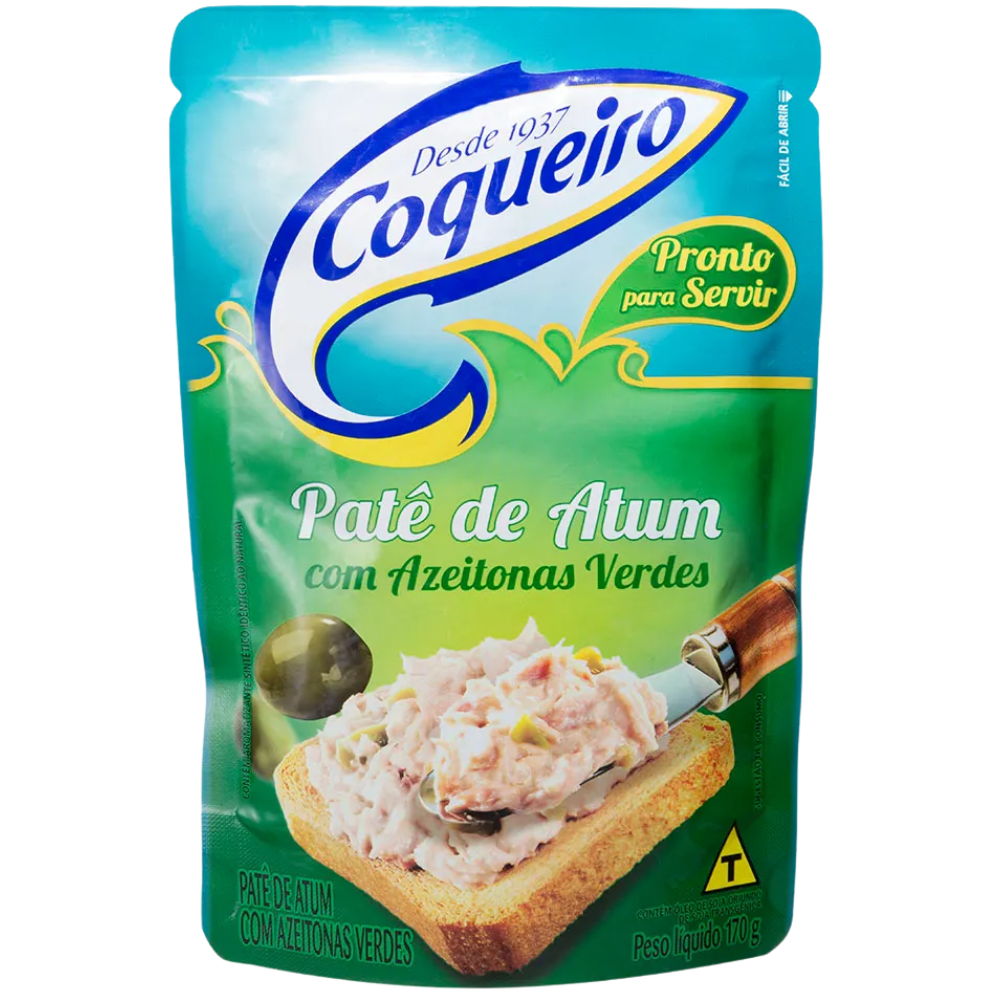 PATE DE ATUM COQUEIRO C/ AZEITONA SC170G