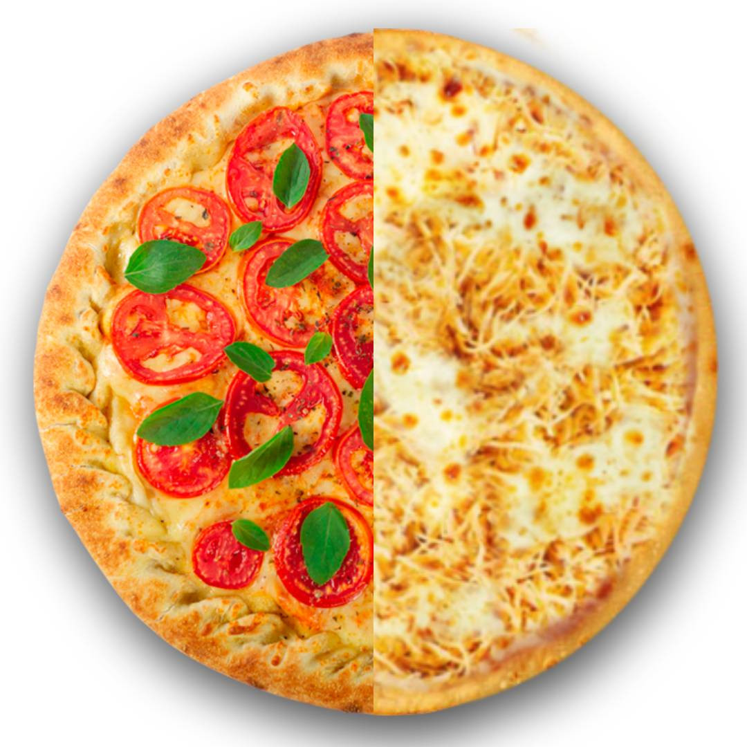 PIZZA MEIO A MEIO-MONTE SUA PIZZA!