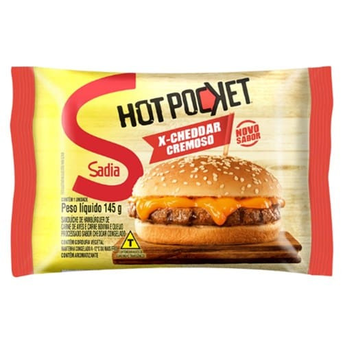 Hot Pocket X-Cheddar Sadia 145g